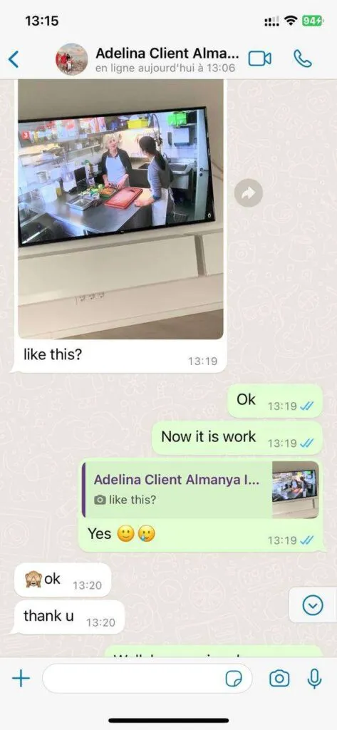 WhatsApp snelle technische support interactie 4